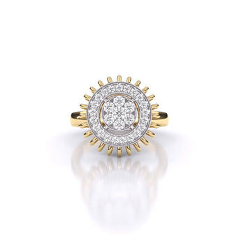 Buy Peppered Dazzle Diamond Engagement Ring from Ivana Jewels Best lab grown diamond jewellery brand