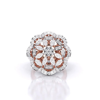 Buy Charm Diamond Cocktail Ring at Ivana Jewels Best lab grown diamond jewellery brand