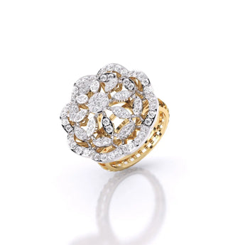 Buy Charm Diamond Cocktail Ring at Ivana Jewels Best lab grown diamond jewellery brand