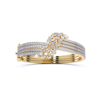 Buy Curve Style Diamond Bracelet from Ivana Jewels Best lab grown diamond jewellery brand