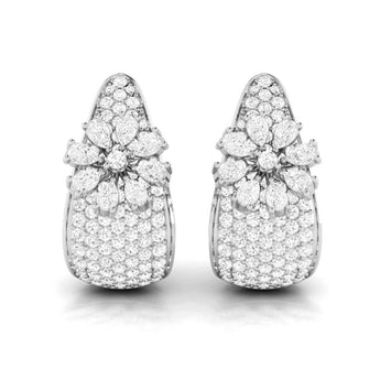 Buy Pear Shape Diamond Stud Earring from Ivana Jewels Best lab grown diamond jewellery brand