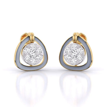 Buy Petite Diamond Hoop Earring from Ivana Jewels Best lab grown diamond jewellery brand