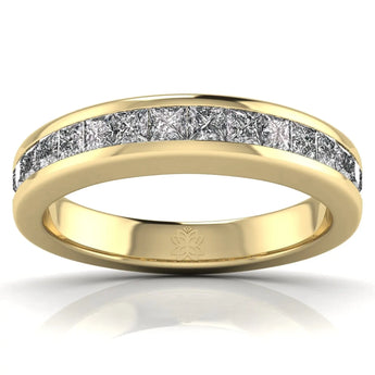 Buy Princess Channel Diamond Eternity Ring from Ivana Jewels Best lab grown diamond jewellery brand