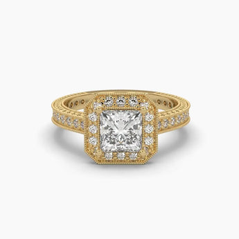 Buy 90 Pointer Diamond Engagement Ring from Ivana Jewels Best lab grown diamond jewellery brand