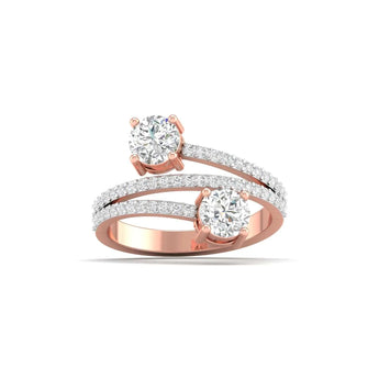 Buy Queen Casual Diamond Ring at Ivana Jewels Best lab grown diamond jewellery brand