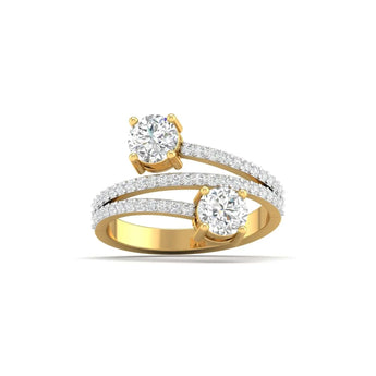 Buy Queen Casual Diamond Ring at Ivana Jewels Best lab grown diamond jewellery brand