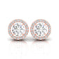 3 Carat Solitaire Classy Spiral Diamond Studs