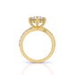 2 Carat Round Cut Diamond Centre Solitaire Ring