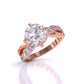 2 Carat Round Cut Diamond Centre Solitaire Ring