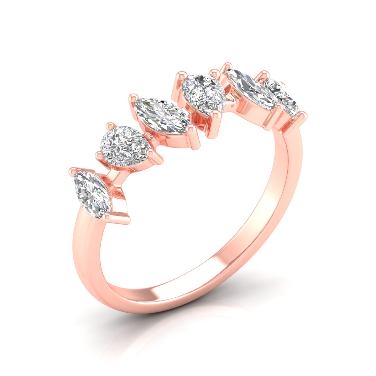 Fancy Marquise & Pear Diamonds Ring