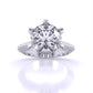 Radiant Accents Diamond Ring