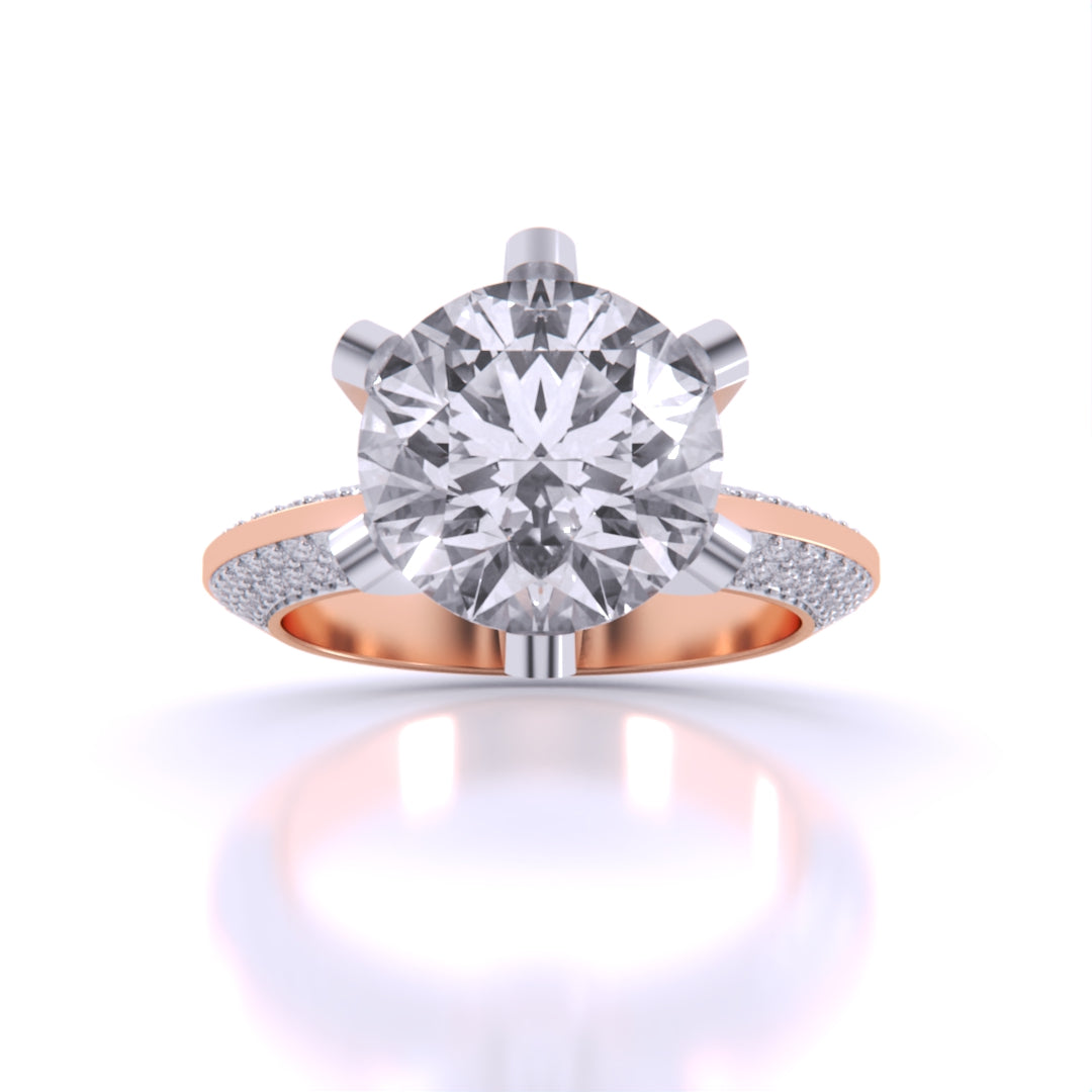 Radiant Accents Diamond Ring