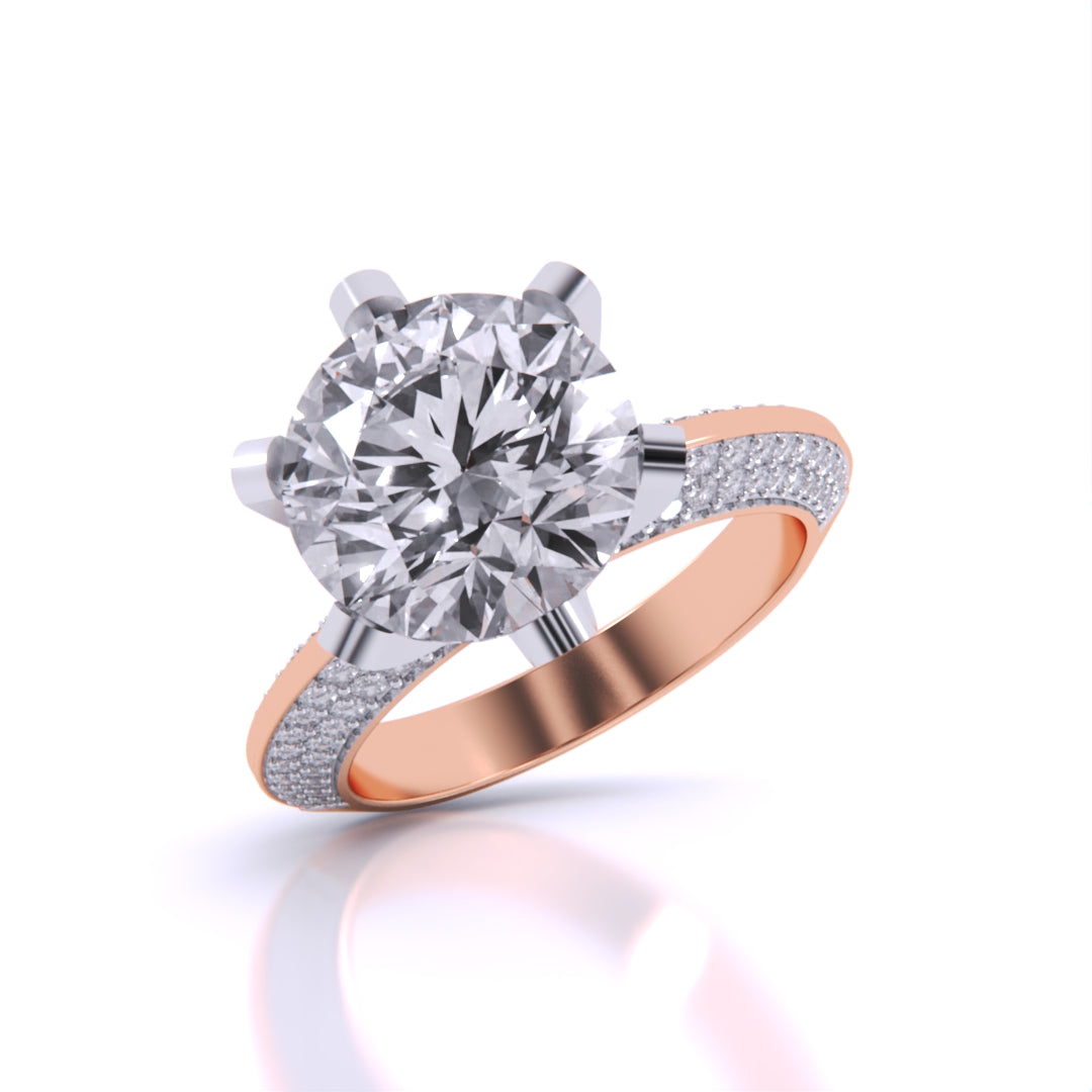 Radiant Accents Diamond Ring