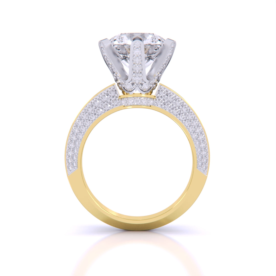 Radiant Accents Diamond Ring