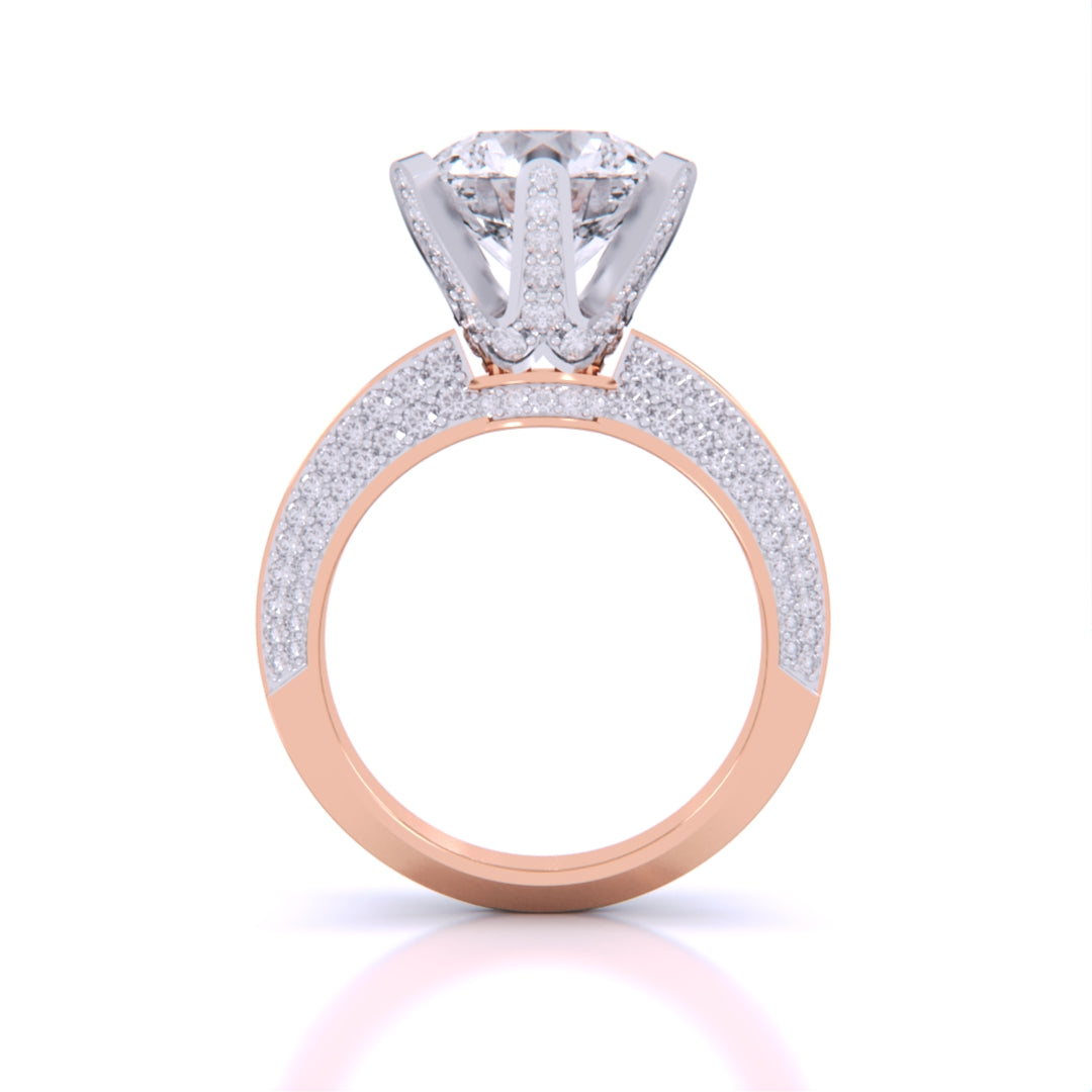 Radiant Accents Diamond Ring