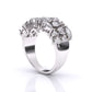 Multi Shape Diamond Cascade Ring