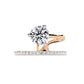 Four-Prong Rose Gold Diamond Engagement Ring