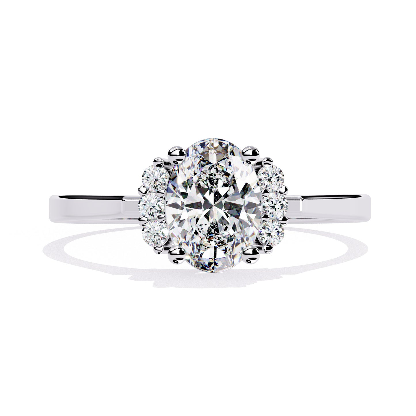 Oval Cut Diamond Engagement Ring