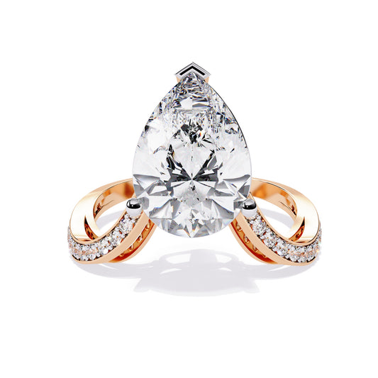 Pear Diamond Ring