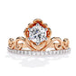 Crown Shaped Diamond Ring