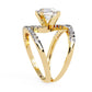 Solitaire Diamond Ring with Band