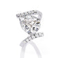 Sparkling Pear Diamond Ring