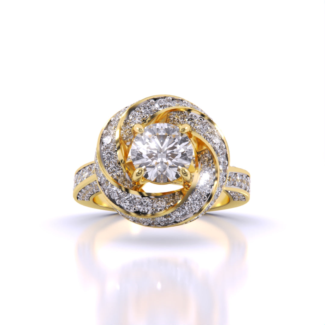 1 carat Solitaire Luxe Ring