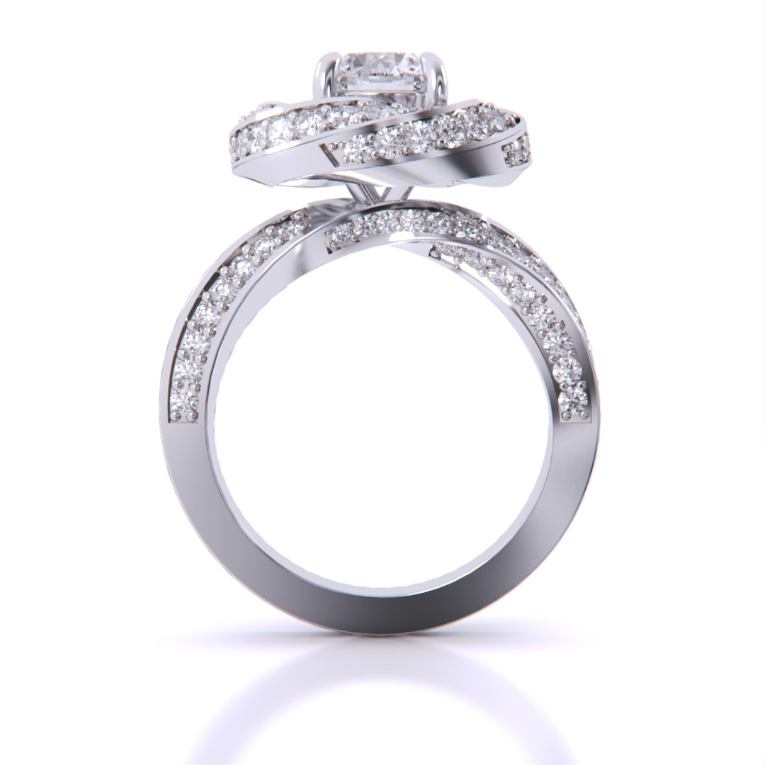 1 carat Solitaire Luxe Ring