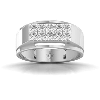 Buy Boldness Diamond Ring for Men from Ivana Jewels Best lab grown diamond jewellery brand