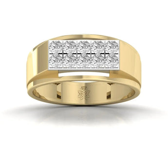 Buy Boldness Diamond Ring for Men from Ivana Jewels Best lab grown diamond jewellery brand