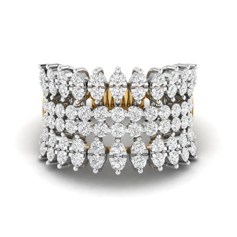 Buy Regal Radiance Diamond Band from Ivana Jewel Best lab grown diamond jewellery brand