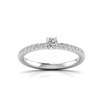 Buy Resplendent Solitaire Diamond Eternity Ring from Ivana Jewels Best lab grown diamond jewellery brand