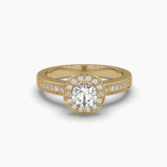 Buy Casual Chic Diamond Engagement Ring from Ivana Jewels Best lab grown diamond jewellery brand