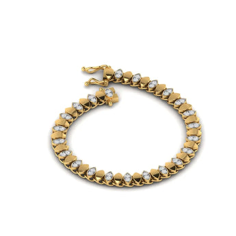 0.92 Carat Diamond Rose Gold Tennis Bracelet - Best Lab Grown Diamond.