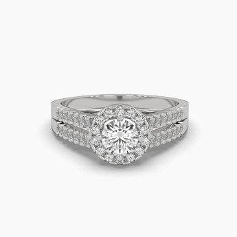 Buy Centre Diamond Engagement Ring from Ivana Jewels Best lab grown diamond jewellery brand
