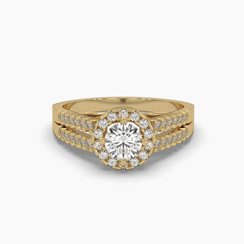 Buy Centre Diamond Engagement Ring from Ivana Jewels Best lab grown diamond jewellery brand
