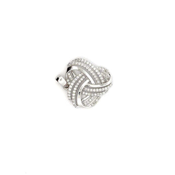 Buy Criss Cross Style Diamond Pendant Online from Ivana Jewels Best lab grown diamond jewellery brand