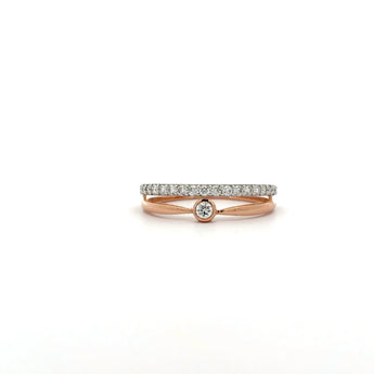Buy Studded Band Casual Diamond Ring at Ivana Jewels Best lab grown diamond jewellery brand