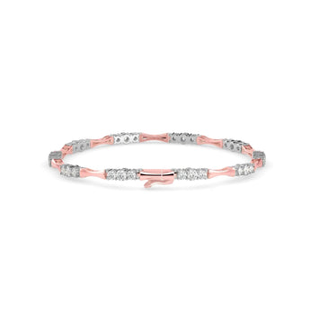 Buy Small Round Cut Diamond Chain Bracelet | Ivana Jewels Best lab grown diamond jewellery brand