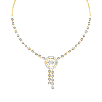 Round Diamond Pendant Y-Necklace Best lab grown diamond jewellery brand