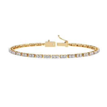 Round Diamond Tennis Bracelet Best lab grown diamond jewellery brand