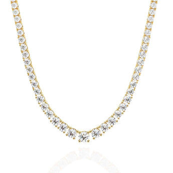 Buy Square Tennis Diamond Minimalist Necklace at Ivana Jewels Best lab grown diamond jewellery brand
