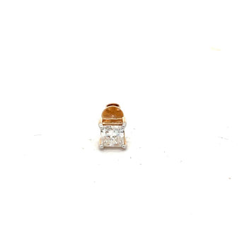 Classic Princess Cut Solitaire Diamond Studs