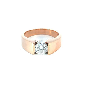 2 Carat Diamond Cluster Ring with Asymmetric Flower Motif