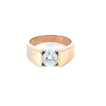 2 Carat Diamond Cluster Ring with Asymmetric Flower Motif