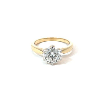 2.04 Carat Diamond Engagement Ring - Classic Six-Prong Solitaire