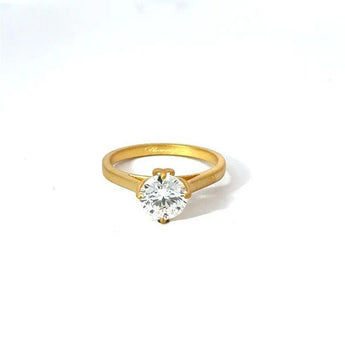 1 Carat Round Diamond Solitaire Engagement Ring