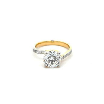 Classic Round Solitaire Engagement Ring