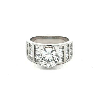3 Carat Statement Round Diamond Ring