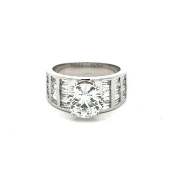 3 Carat Statement Round Diamond Ring
